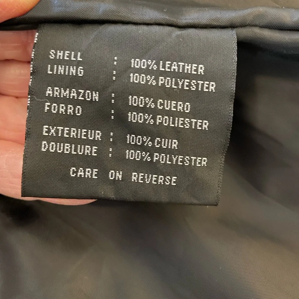 Vintage Black Leather Jacket - Picture 11 of 11